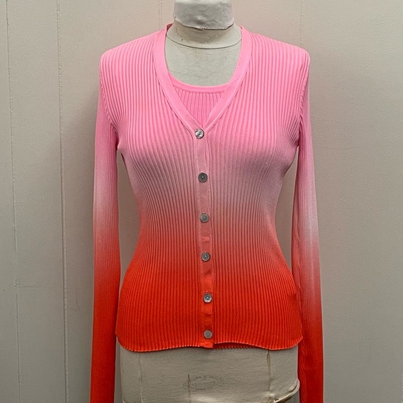 Angelo Tarlazzi vintage ombre knit sweater set - Picture 15 of 15